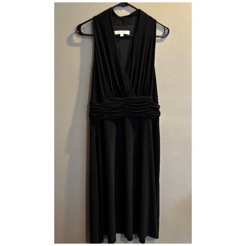 Evan Picone Black Halter Dress